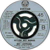 Action! not words - Def leppard