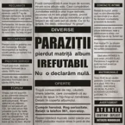 Actiunea instrumentalul - Parazitii