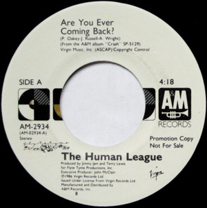 Are you ever coming back? - The human league