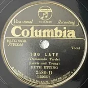 Cuban love song - Ruth etting