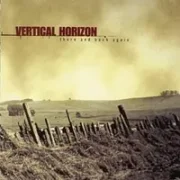 Footprints in the snow - Vertical horizon