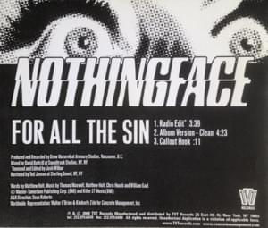 For all the sin - Nothingface